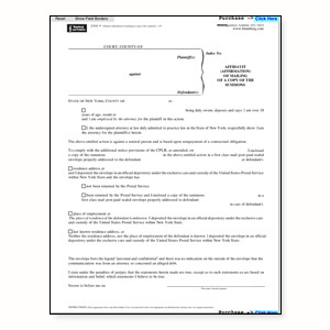 york service of new form affidavit forms new service 321 affidavit form york legal of bfo affidavit only