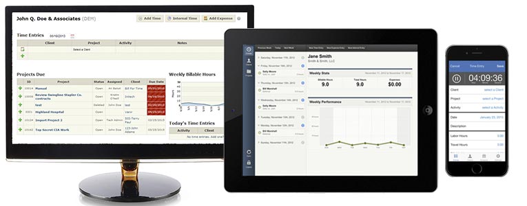 Bill4Time Time Tracking, Invoicing & Management Software